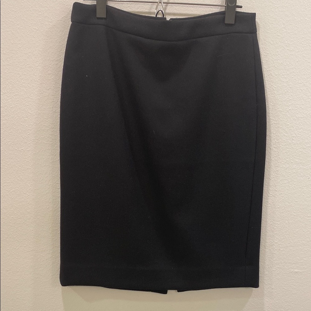 J. Crew Black Pencil Skirt Knee-Length Workwear